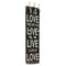 Wandkapstok met 6 haken LOVE LIVE 120x40 cm