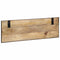 Kapstokken 2 st 80x8x25 cm massief ruw mangohout