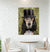 Glasschilderij - The Cool Dog
